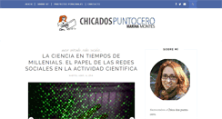 Desktop Screenshot of chicadospuntocero.com